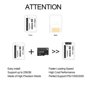 ادابترات بي اس بي وفيتا PSP ADAPTER SD2vita