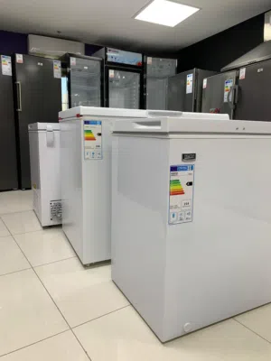 فريزارات بطح ابتداء من 149لون ابيض انفيرتير A+ بأفضل سعر بالمملكه من نيوتن ستورز للاجهزه الكهربائيه