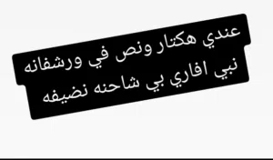 مطلوب افاري بي شاحنه الارض فاضيه وجيرانها بسم الله ماشاء الله