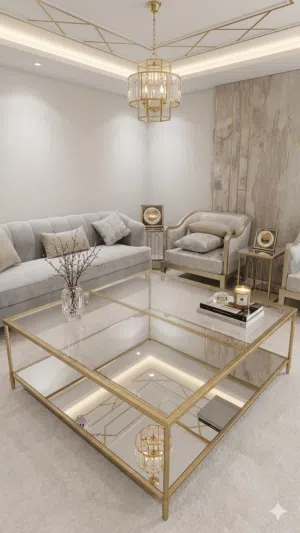 للبيع طاولة وسط فخمة بتصميم مودرن