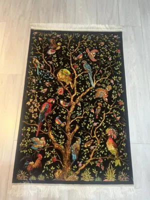 Full silk decorative carpet