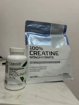 Creatine ostrovit 100% monohydrate and zink picolinate 150tabs