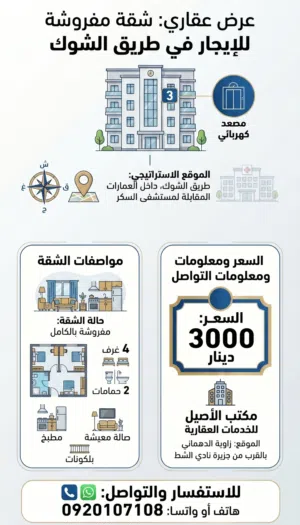 160 m2 4 Bedrooms Apartments for Rent in Tripoli Salah Al-Din