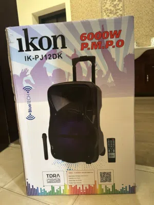 Bluetooth Party Speaker with Wireless Mic Loud Sound – Only 12.5 BHD