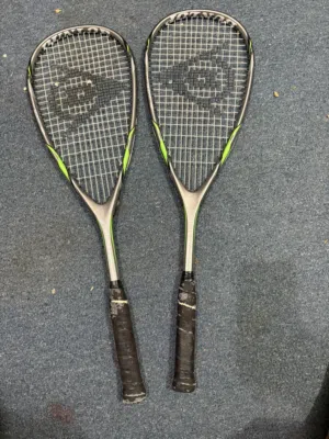 Pair of Squash racket Dunlop pro 3.0 rarely used