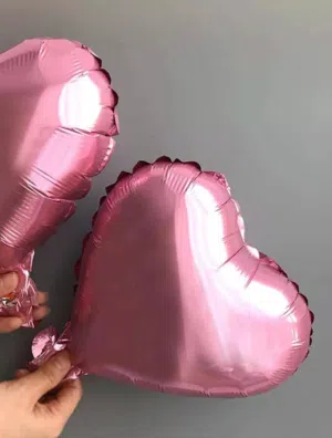 Pink Heart Shape Balloon  بالون وردي على شكل قلب