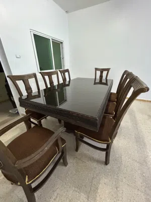 طاوله سفره مع 8 كراسي
