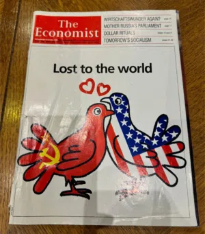 7 old The Economist magazines in very good condition for sale.