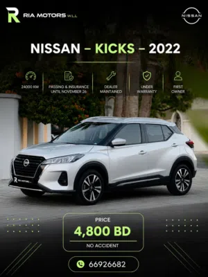 For Sale: 2022 Nissan Kicks – Silver