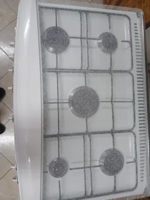 فرن غاز خمس عيون Fresh Primo فرش بريمو 90 سم لون أبيض