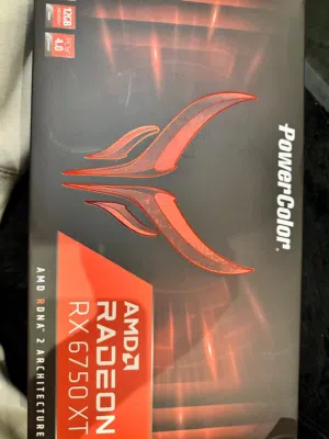 كرت شاشه Rx 6750 Xt و باور سبلاي 800W للبيع