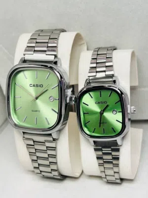 ساعات كاسيو كوارتز بنظام الكبلز (زوج)