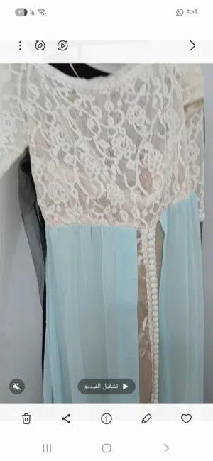 فستان سهرة بحاله الجديد