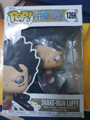 Funko pop toy , original pop mart Luffy snake man , Gear 4 action figure anime ... one piece