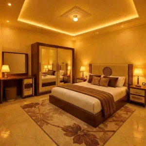 بيت نعاس mdf ماريو 180/2  ناموسية 140/190 أو 160/190