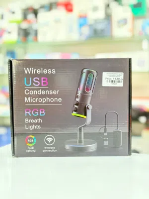 Brand New RGB Gaming Microphone in Oman  Wireless connection  1 Year Warranty
