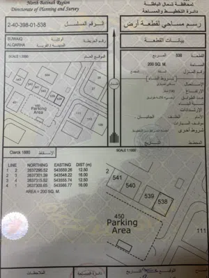 Commercial Land for Sale in Al Batinah Suwaiq