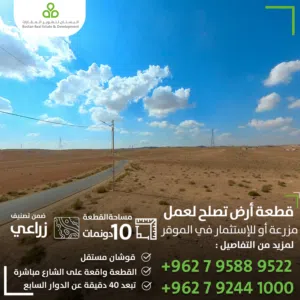Farm Land for Sale in Amman Al-Muwaqqar