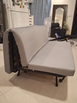 Ikea comfortable 2 seater sofa convertible  to double size bed, slightly used
