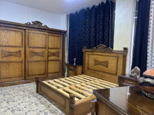 غرفة نوم ماستر مصرية تفصيل مع ملحق إضافي بحال الوكالة خشب لاتيهة18و زان