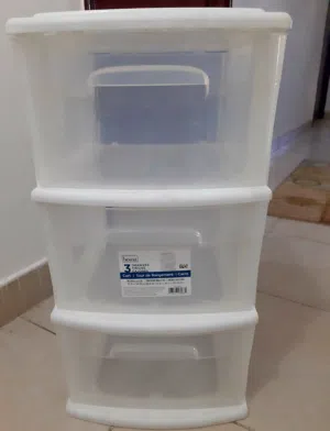 Used 3 Drawer Plastic Storage Cabinet – Good Condition