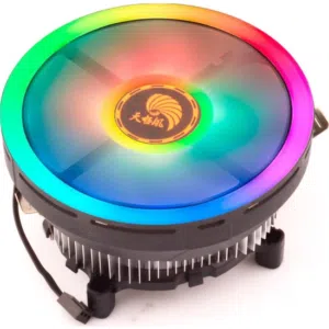 مبرد هوائي ملون للمعالجات ROSEFINCH RGB CPU COOLER FOR INTEL LGA1700 - AMD