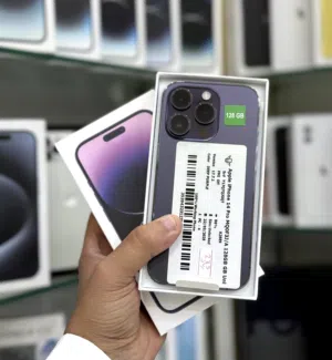 عرض خااص : iPhone 14 pro 128gb هاتف بحالة الوكالة بدون اي شموخ أو مشاكل مع ضمان و ملحقات و بأقل سعر