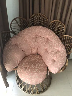 كرسي بامبو نصف دائري