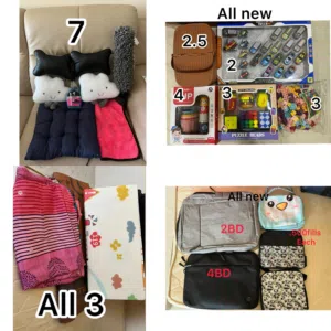 Last minute sales in household and kids stuffs