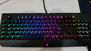 razer black widow gaming mechanical keyboard in excellent condition