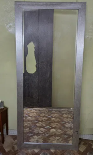 Floor mirror.