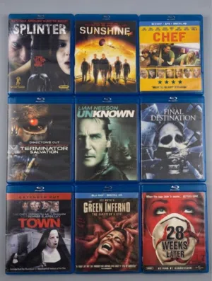 أفلام Blu-ray بحالة ممتازة للبيع