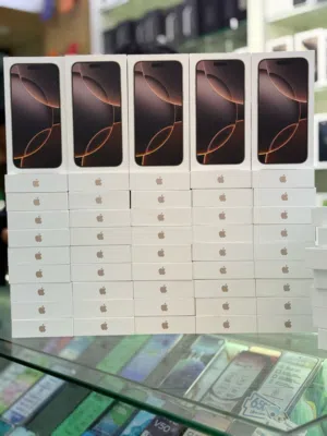 ايفون 16 برو ماكس ، ذاكرة 256GB جديد ضمان سنة نسخة الشرق الاوسط عرض فترة محدودة