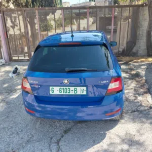 سكودا فابيا موديل 2020 شركة ترخيص وتامين لشهر 6 كل شي حديد