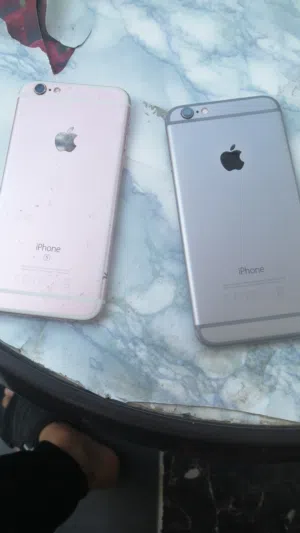 هواتف أبل عدد 2 آيفون 6 و 6s قطع كوم مو شغالات