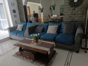 5 Seater Sofa Set for Sale  Excellent Condition  Luxurious velvet fabric  Premium & comfortable