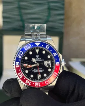 Rolex men watch pepsi colour gmt2 automatic