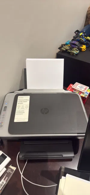 Hp desk jet printer must pick up