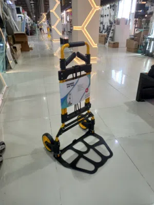 Metal gas lifter with 180 kgs and alloy body folding hand truck