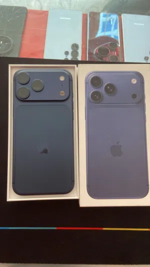 هاتف iPhone 17 pro max مستعمل معه جميع اغراضه بسعر ممتاز