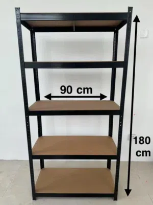 رفوف جديدة معدنية وخشب بسعر مغري
