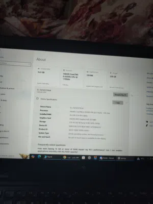 لابتوب Dell Latitude 5490 – i5 جيل ثامن – رام 16GB – SSD سريع