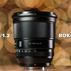 Viltrox 75mm f1.2 for fujifilm autofocus camera lens