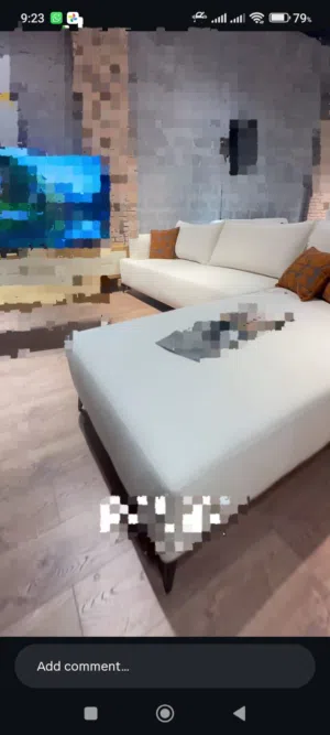 طقم كنب زاوية 5 متر جديد كرتونة مغلف