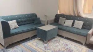 صوفا زاوية مع صوفا سرير عدد 2