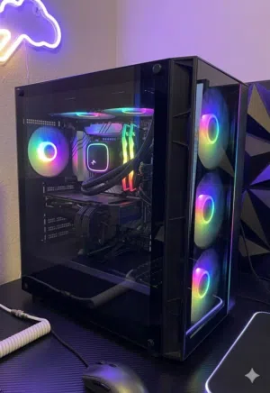 Gaming pc with RTX 4070 super very strong high end core i7 بي سي جيمنج يطحن كل الالعاب الجيل بالراحة