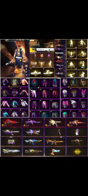 Free Fire Accounts and Characters for Sale in Khouribga