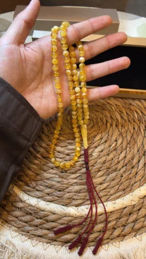 مسباح كهرمان حر طبيعي كلنغرادي