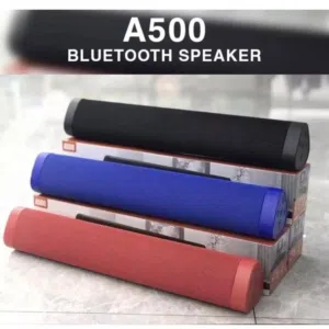 سبيكر a500 مميزاتها جوده صوت عاليه واتصال سريع وكذلك التصميم تصميم أنبوبي احترافي البطارية تدوم طويل