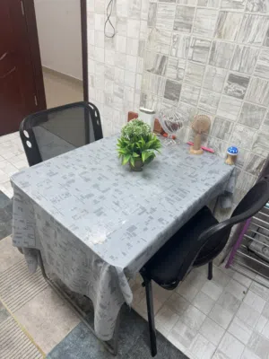 Table with 2 chairs